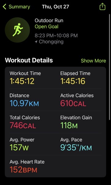 Workout 10 27 2022